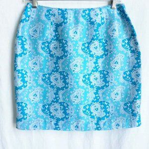 100% Silk pencil skirt, size 6